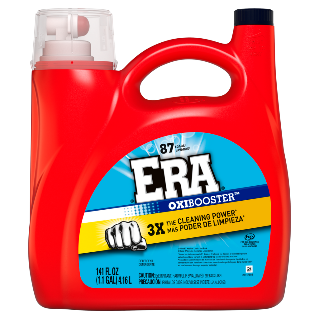 Era Oxibooster Liquid Laundry Detergent 87 Loads - 141oz/4pk – ReGo Trading